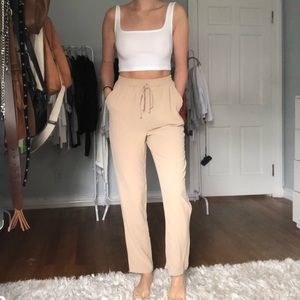 Tan trousers